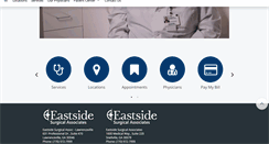 Desktop Screenshot of eastsidesurgicalassoc.com